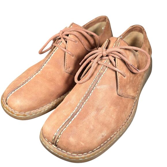 Born Other - Born 38295 Men's US Size 9.5 Brown Suede Lace Up Casual Shoes Excellent Cond.
